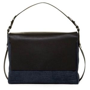 Allsaints Women’s Leather and Suede Satchel